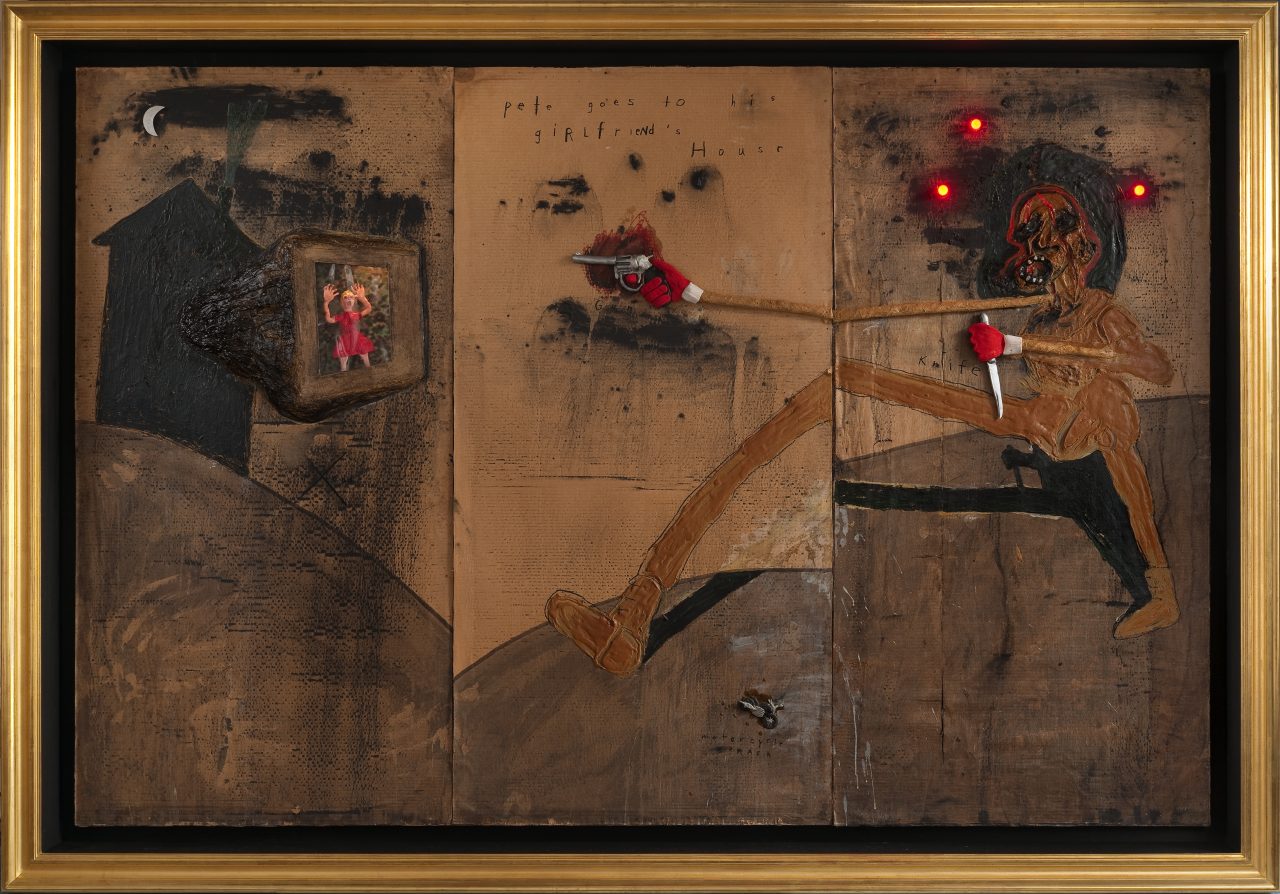 David-Lynch-Pete-Goes-To-His-Girlfriends-House-2009-mixed-media-on-cardboard-courtesy-the-artist-1280x894.jpg